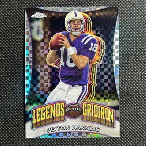 2024 Topps Chrome Legends of the Gridiron Peyton Manning X-Fractor